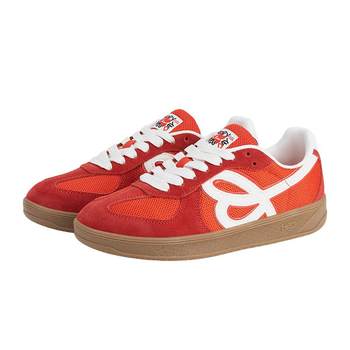 Hbdxwe flower joint model 2025 red moral training shoes for men and women, versatile sports and leisure shoes and sneakers