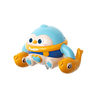 Electric tumbling penguin learning toy