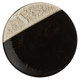 Japanese striped shallow dish oven ceramic plate Creative Western cuisine plate Steak plate Dim sum flat plate rice plate with dish plate