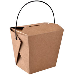 Shanghai Shangji disposable pasta kraft paper portable lunch box fried rice packaging carton takeaway lunch box lunch box