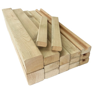 Outdoor sylvestris pine antiseptic wood keel strips