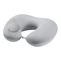 Press inflatable u-shaped pillow travel portable long-distance car high-speed rail airplane sleeping artifact nap neck brace neck pillow