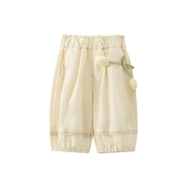 Fanhunting – pantalons pour filles vêtements dété nouveau style pantalons décontractés dextérieur pour enfants pantalons courts fins pour bébés 2024