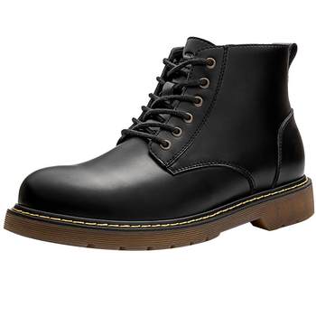 Marden classic martin boots black soft sole work cotton boots