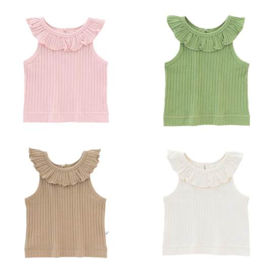Youge summer French sweet breathable elastic vest