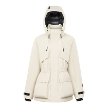 (Govan Black Gold Goose Down Jacket) Wind Shell 4 0 Five Points Outdoor Down Jacket Women 2024 New Short Waist Winning Winter