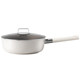 Uncoated titanium frying pan