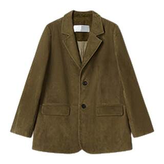 Btrs m丨ethiopian imported luxury sheep suede retro suit jacket and leather jacket for women 2025 new style