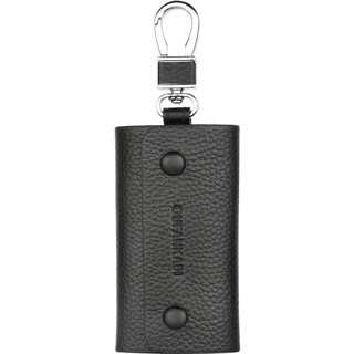 Mini Key Case Leather Home Key Case Men's Key Bag Waist Hanging Keychain Women's Large Capacity Keychain