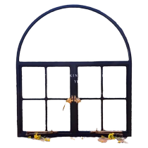 法式拱形窗户定制复古格子采光窗钢化玻璃窗户室内门窗别墅平开窗