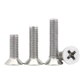 304 stainless steel countersunk cross machine screws