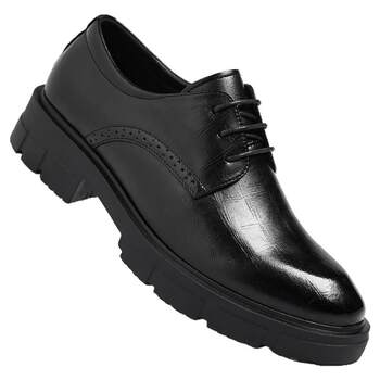 Gonai 8/10cm invisible inner height increasing business men's shoes