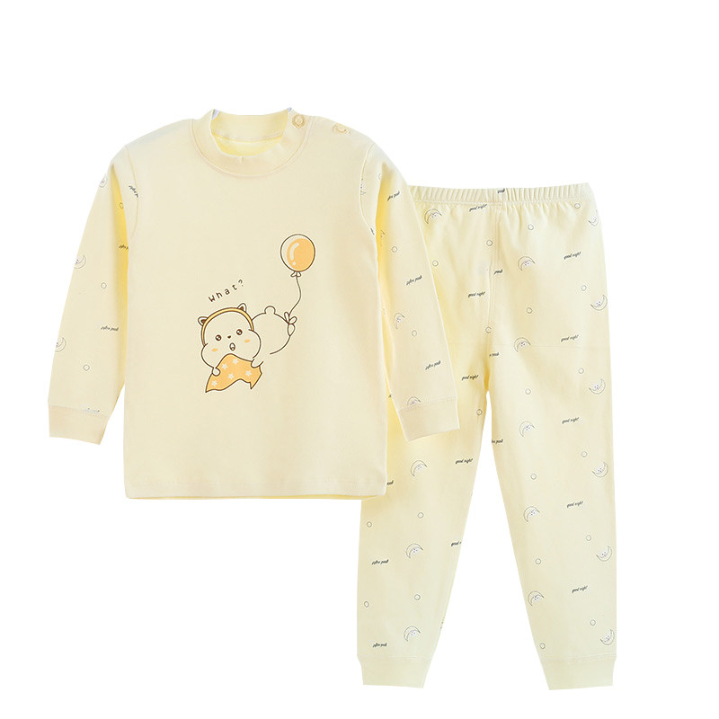 Children's Autumn Clothes and Autumn Pants Sets Men's and Women's Pure Cotton Underwear
