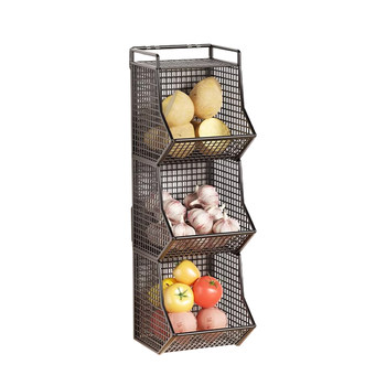 Mola onion, ginger, garlic, no punching kitchen seasoning storage rack