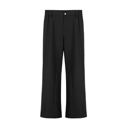 DESERTO 23AW Basic deconstructed splicing and tailoring Basic boot-cut trousers cleanfit casual trousers