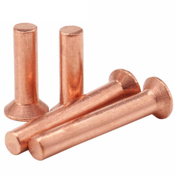 Copper percussion countersunk head rivets M2M2.5M3M4M5M6M8 Solid flat head flat cone head copper rivets GB869