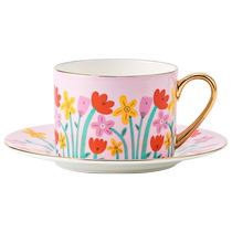 The Messio era Shengxia Garden Coffee Cup Suite to the Cup Euro-style Little Luxurious Little Delicate Net Red Ins