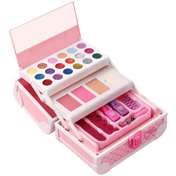 Children's cosmetics toy set non-toxic girl nail polish princess makeup box birthday gift box for little treasures