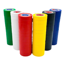 Insulating electrical tape PVC flame retardant high temperature black yellow red white yellow wire wrapped special cable electrical tape car wear-resistant ultra-thin waterproof self-adhesive widened large roll wire tape wholesale