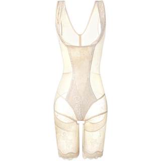 Thin fat-burning, mark-free belly-retracting and hip-relief body sculpting jumpsuit