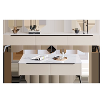 DDC Italian slate coffee table TV cabinet combination light luxury minimalist living room table simple modern home small apartment