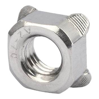 304 stainless steel square welded nut