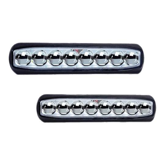 Восемь ламповых бусин, сверхяркий прожектор со скрытой лазерной пушкой со средней сеткой