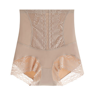 Seamless tummy control pants for women, lace large size, thin style, tummy control, postpartum waist shaping, butt lifting, body shaping corset