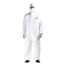 Hairide HG6905 Breathable Membrane Economical One-piece Isolation Clothes Cleaning Workshop Dust Liquid Dirt Protection