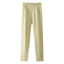 Cashmere silk thermal pants for women plus velvet and thickening winter German velvet heated autumn trousers for inner wear lamb velvet bottoming cotton trousers