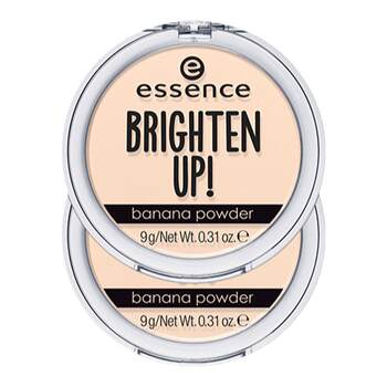 Essence banana powder powder 2 ຊອງ ສຳລັບຜິວມັນ, ຕິດທົນດົນ, ນຽນນຸ້ມ, ນຽນນຸ້ມ, ແຕ່ງໜ້າຕິດທົນ ບໍ່ຕ້ອງລອກ