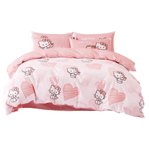 Mercury Home Textiles 100% Cotton Brushed Three-Four-Piece Maternity and Infant Category A Antibacterial Childrens Kit Warm Cartoon Sheets and Quilt Covers