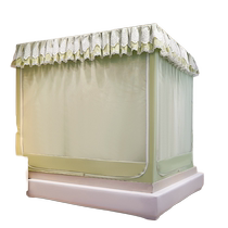 MUJI 2024 new bed-mounted mosquito net all-in-one blackout bed curtain bed curtain bedroom household anti-mosquito net