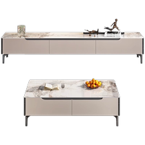Karlshi light luxury slate coffee table living room 2024 new modern simple large and small household TV cabinet combination