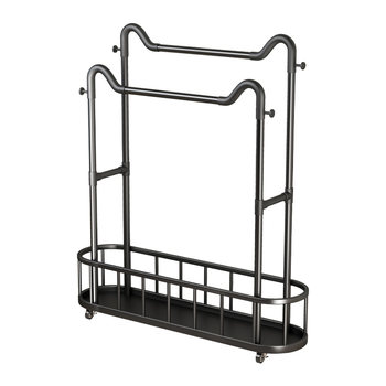 Removable household clothes rack indoor storage rack
