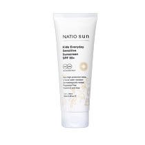 Natio Childrens Daily Sensitive Sunscreen Baby Isolating UV Refreshing Mens and Womens Sunscreen SPF50