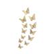 3D three-dimensional simulated butterfly metallic children's room sticker