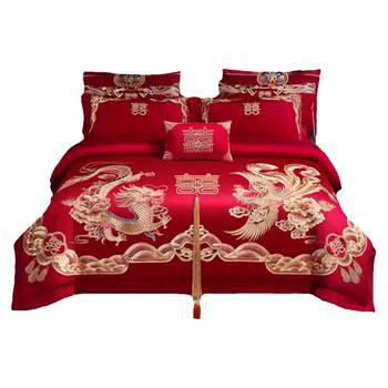 120 full cotton wedding four-piece set nantong factory direct sales