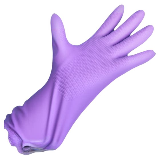 
Deli dishwashing and housework gloves waterproof and epidemic prevention latex gloves kitchen household cleaning tools wear-resistant and not easy to break