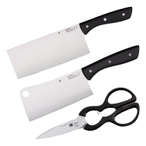 WMF German Fortenbao Kitchen Knife Three-piece Set Bone Cutting Slicing Chinese Kitchen Knife Western Kitchen Knife 1633