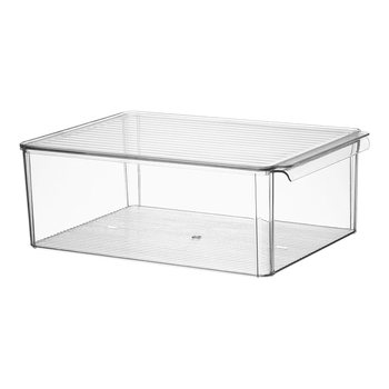 Storage box with lid transparent yake