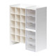 Large capacity partitions can be superimposed on comprehensive storage pen holder