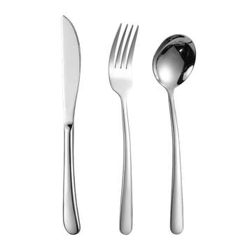 Three-piece set of knife, fork and spoon 304 western european restaurant