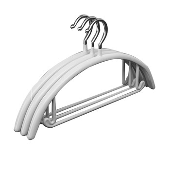 Household non-marking, non-slip clothes hanger without bag
