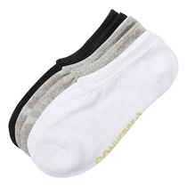 Converse 2024 Autumn Womens Socks Short Socks Crew Socks Color Matching Three Pairs 10028064-A01