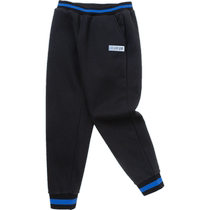 Balabala boys and girls pants childrens winter sports trousers medium and large childrens velvet thickened warm trousers trendy