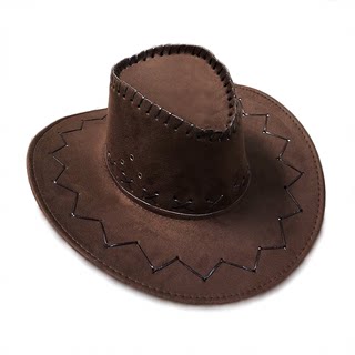 Hot Girl Western Cowboy Suede Rider Hat Hat