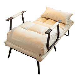 Folding recliner office lunch break nap bed dual-purpose chair home summer reclining and sitting chair back sofa chair