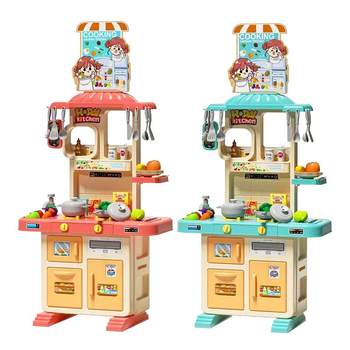 Children's play house kitchen toy set