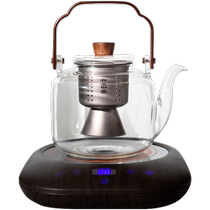 Rongshantang new automatic water supply electric ceramic stove teapot set new glass tea steamer large titanium kettle